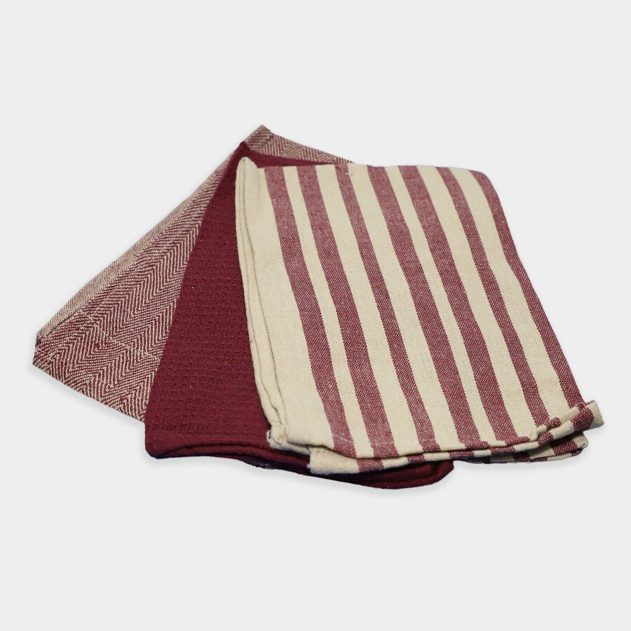 Set of 3 Cotton Kitchen Napkin, , large image number null