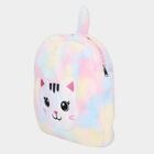 Kid's Cute Furry Cat Face Pluesh Backpack , , small