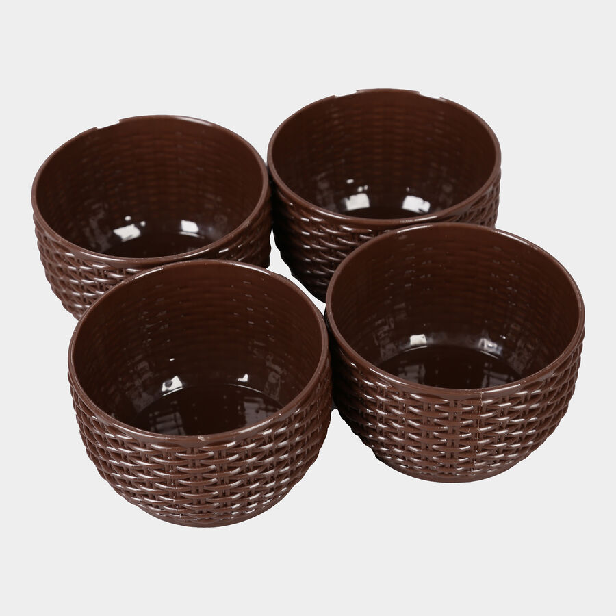 250ml Plastic Bowl, Set of 4, , large