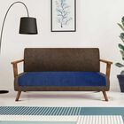 Blue Microfiber Sofa Cover, , small image number null