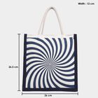 Dark Blue Canvas Lunch Bag, , small image number null
