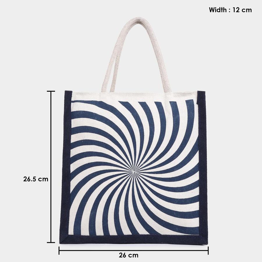 Dark Blue Canvas Lunch Bag, , large image number null