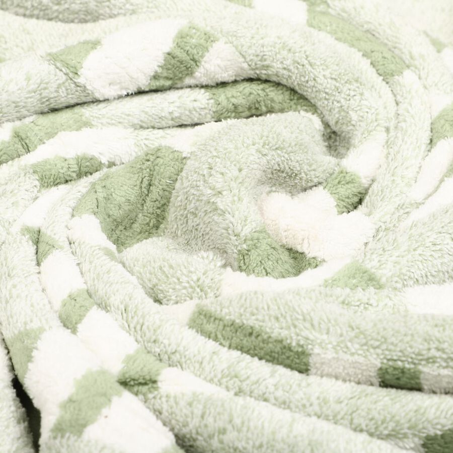 280 GSM Green Microfiber Bath Towel, , large