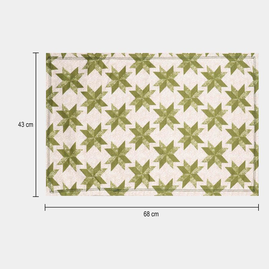 125 GSM Green Microfiber Double Bedsheet With Pillow Cover, , large image number null