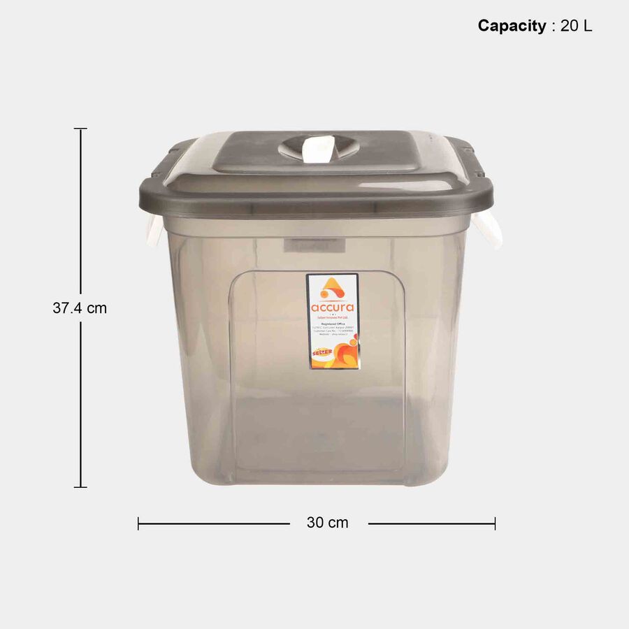 एयर-टाइट प्लैटिक कंटेनर, 16 एल, , large image number null