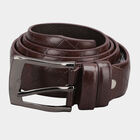 Men's Brown Polyurethane Casual Belt, 38 in. Waist, , small image number null