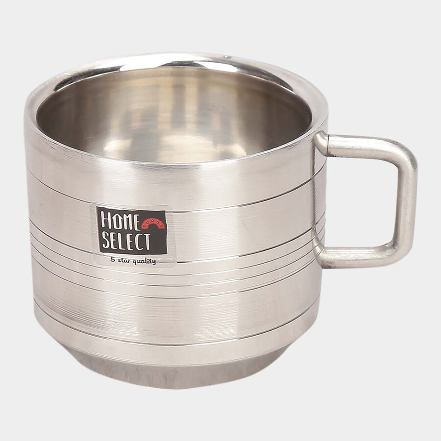 Stainless Steel Double Wall Mug - 120 ml, , large image number null