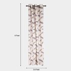 9ft. Cream Microfiber Long Door Curtain, , small image number null