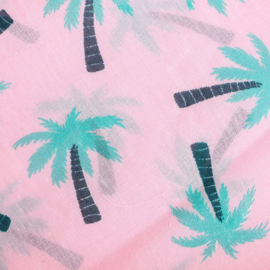 Women's Pink Fabric Scarf , , large