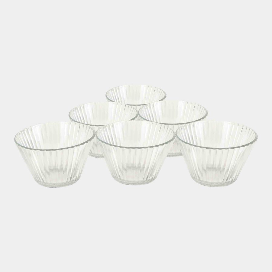 Glass Bowl, Set of 6, , large image number null