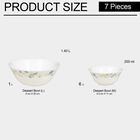 Opalware Pudding Set of 7, , small