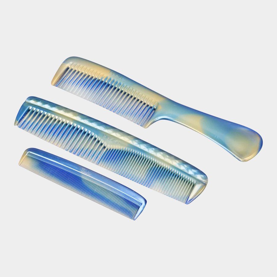 Plastic Hair Comb, Set of 3, , large image number null