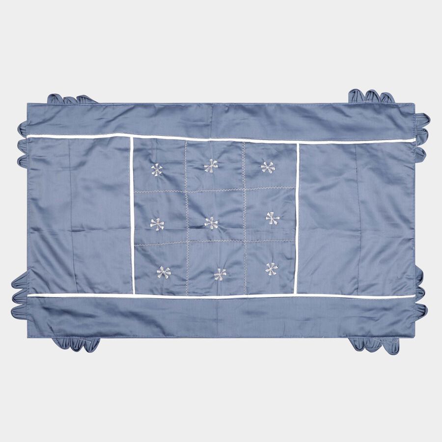 Blue Cotton Pillow Cover, , large image number null