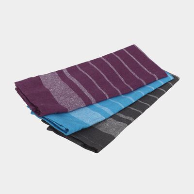 Blue Polyester Cotton Kitchen Napkin