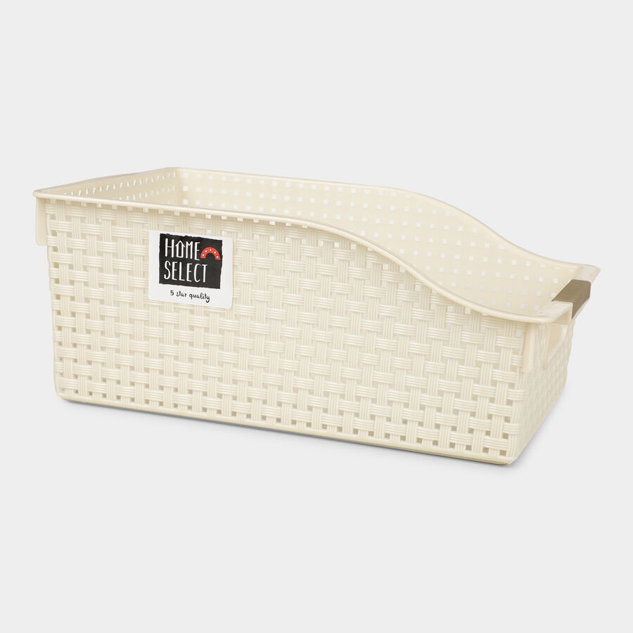 Beige Mint Plastic Basket, , large image number null