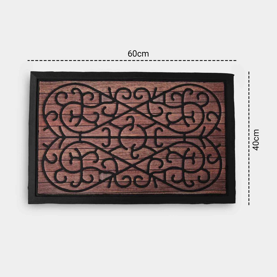Blue Rubber Doormat, , large image number null