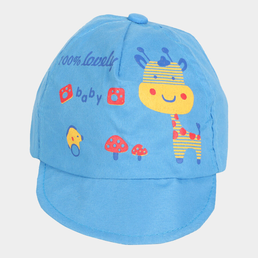 Kids' Blue Canvas Cap, , large image number null