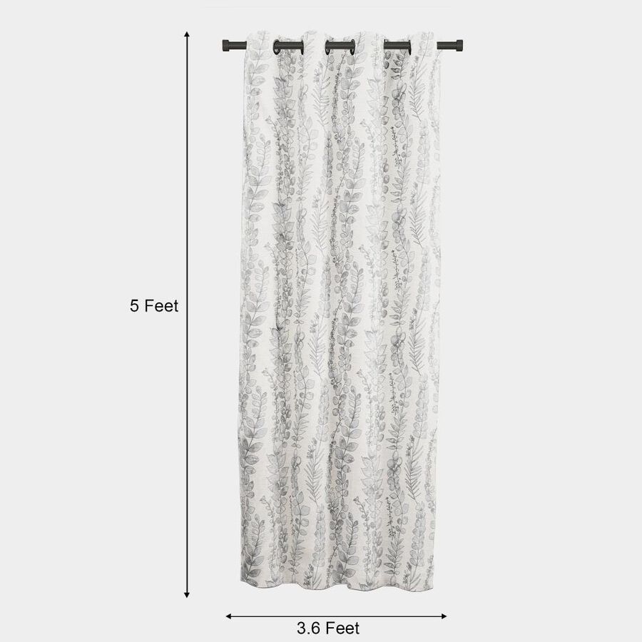 5ft. Light Grey Window Curtain, , large image number null