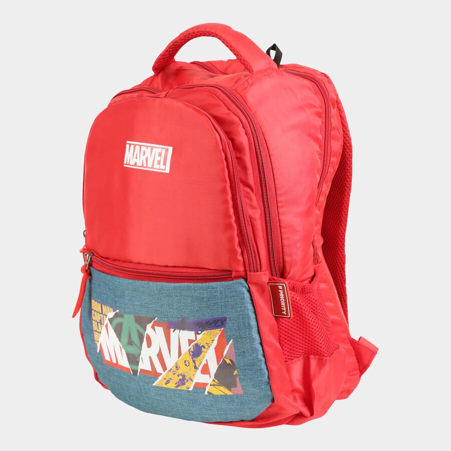 कपड़ा बैग, लाल, 45 cm X 29 cm, प्रिंटेड के साथ बड़ा स्पेस, , large image number null