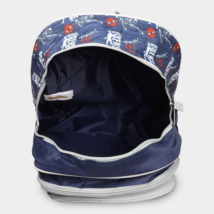 Spider Man Printed Fabric Backpack, , large
