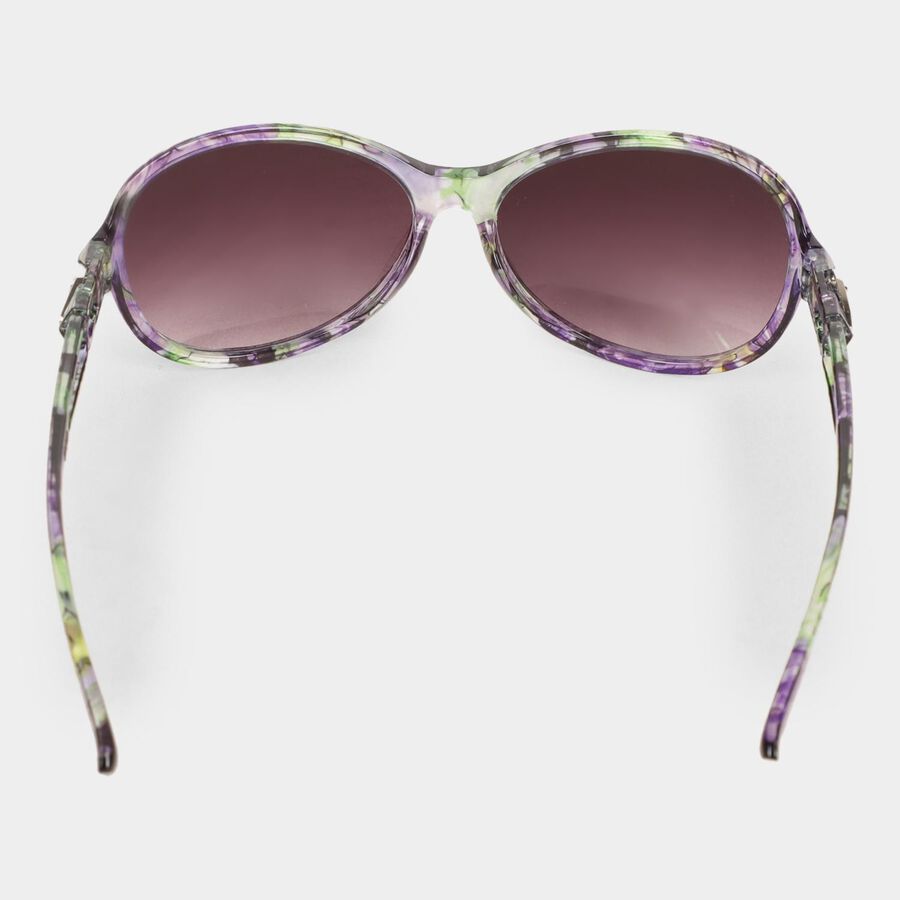 Women's Plastic Gradient Round Sunglasses, , large image number null