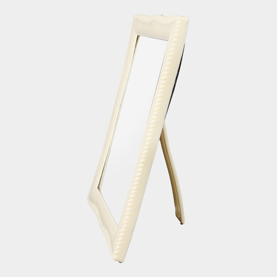 off-White Plastic Vanity Mirror, , large image number null