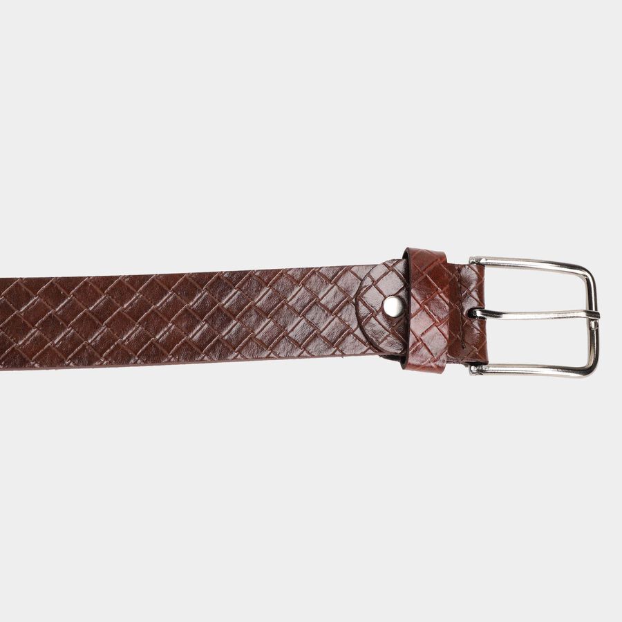 Men's Brown Polyurethane Casual Belt, , large image number null