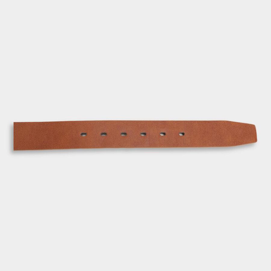 Men's Tan Polyurethane Formal Belt, , large image number null