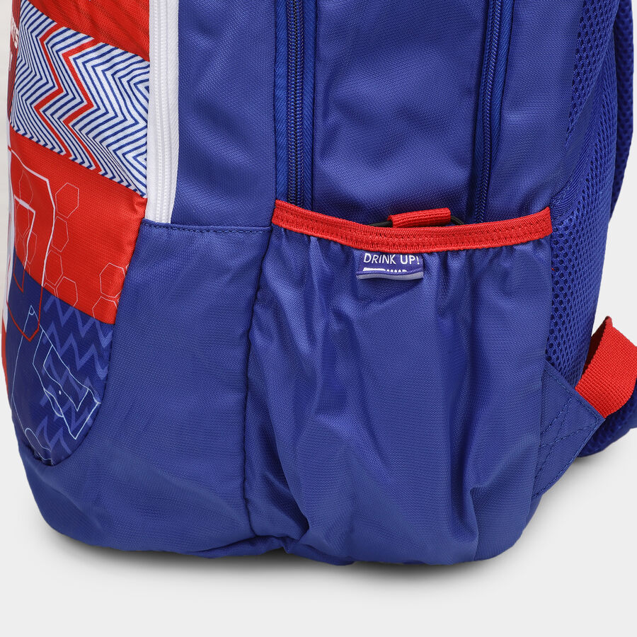 Blue Fabric Backpack, , large