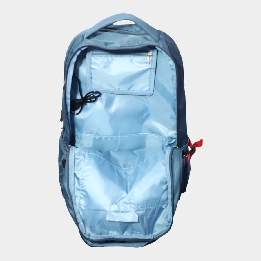 Blue Backpack with Laptop Sleeves,, 34 L, , large image number null