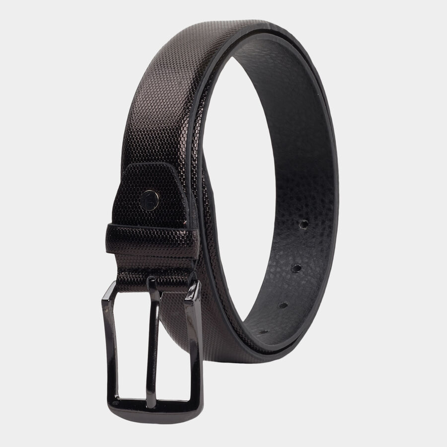 Men Casual Black Belt (36 in.), , large image number null