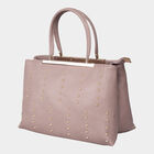 Women's Peach Polyurethane Tote Bag, , small image number null