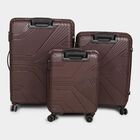 4-Wheel Brown Polypropylene Hard Case Trolley, Small + Medium + Large, , small image number null