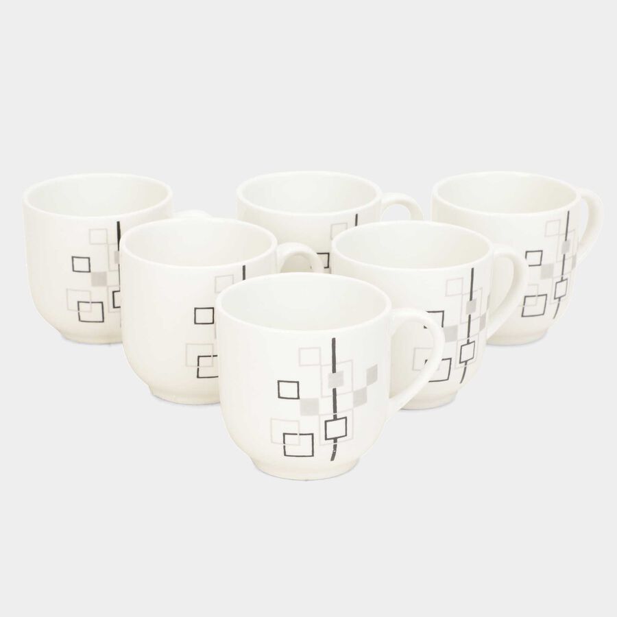 Bone China Mug, 150 ml, Set of 6, , large image number null