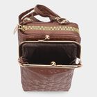 Women's Aqua Polyurethane Handbag, , small image number null