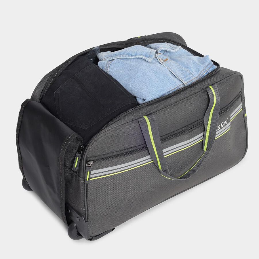 Dark Grey Polyester Duffle Trolley, , large image number null