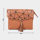 Women's Tan Polyurethane Sling Bag, , small image number null