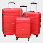 4-Wheel Red Polycarbonate Hard Case Trolley, Small + Medium + Large, , small image number null