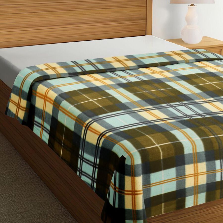 Blue Microfiber Blanket, , large image number null