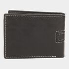 Men's Black Polyurethane Wallet, , small image number null