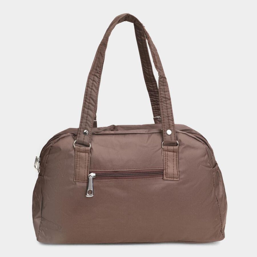 Women's Brown Fabric Hand Bag, , large image number null