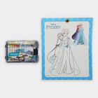 Kid's Frozen Princess Coloring Frame with Oil Pastel Colors , , small