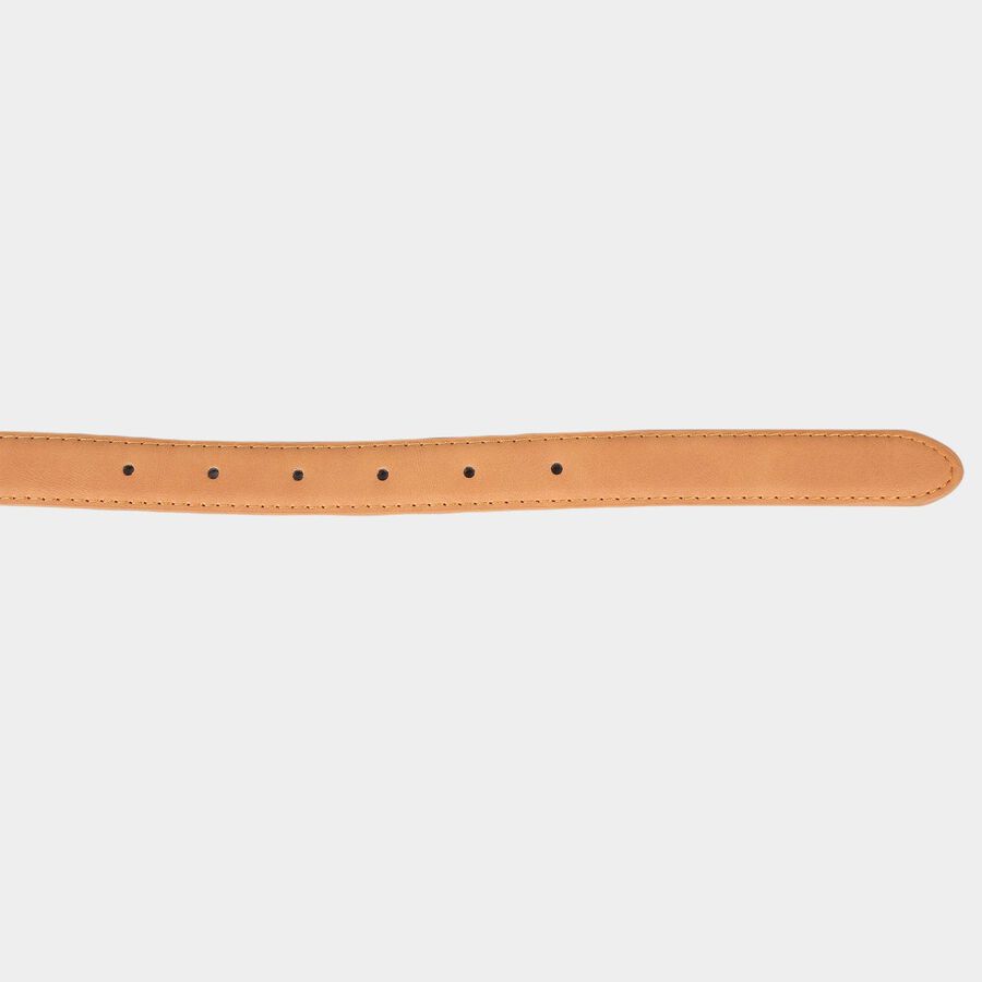 Women's Tan Polyurethane Belt, , large image number null