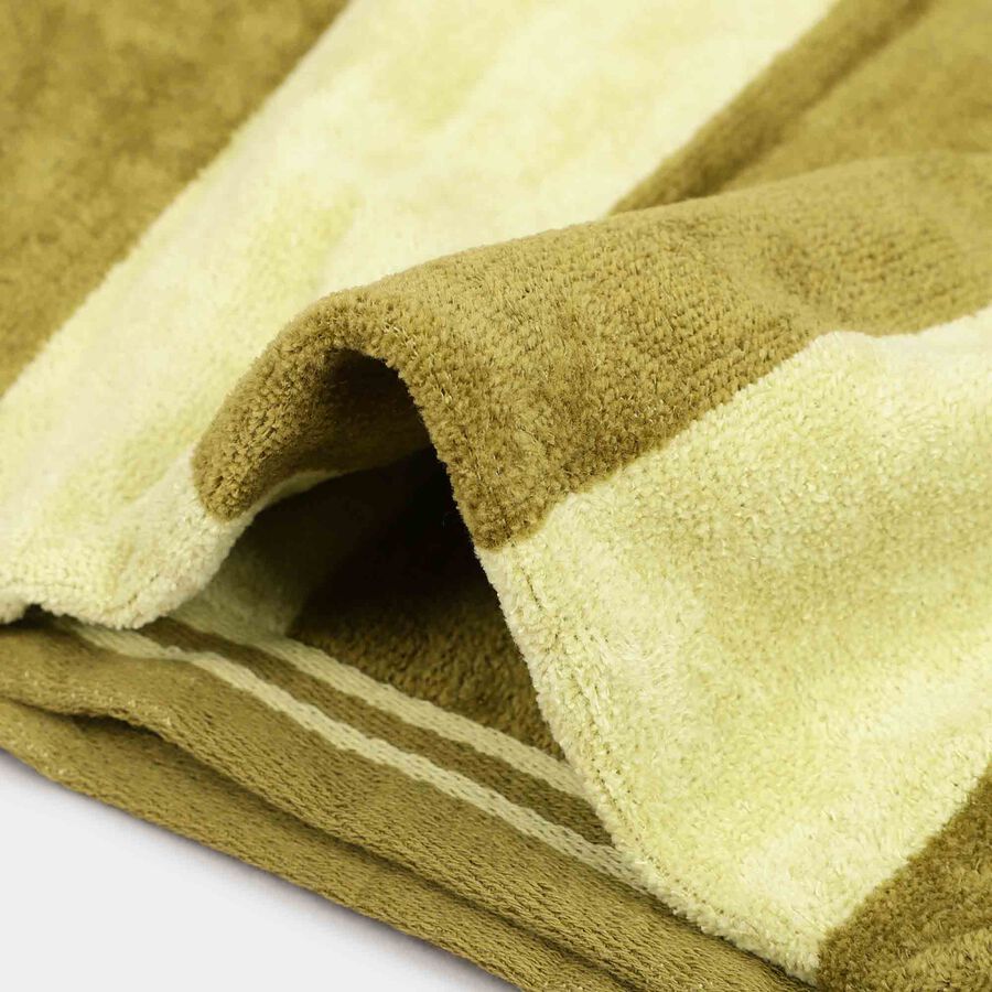400 GSM Green Cotton Bath Towel, , large
