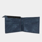 Men PU Blue Wallet, , small image number null