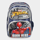 Spider Man Printed Fabric Backpack, , small