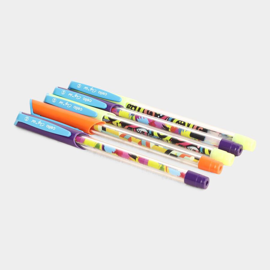 Blue Gel Pen Set of 5, , large image number null