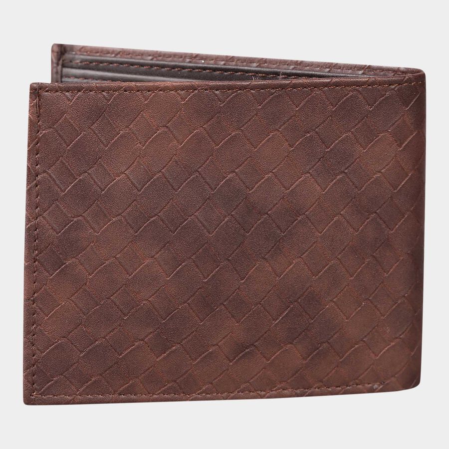 Men's Brown Polyurethane Wallet, , large image number null