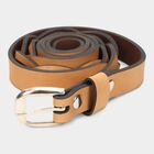 Women's Tan Polyurethane Belt, , small image number null