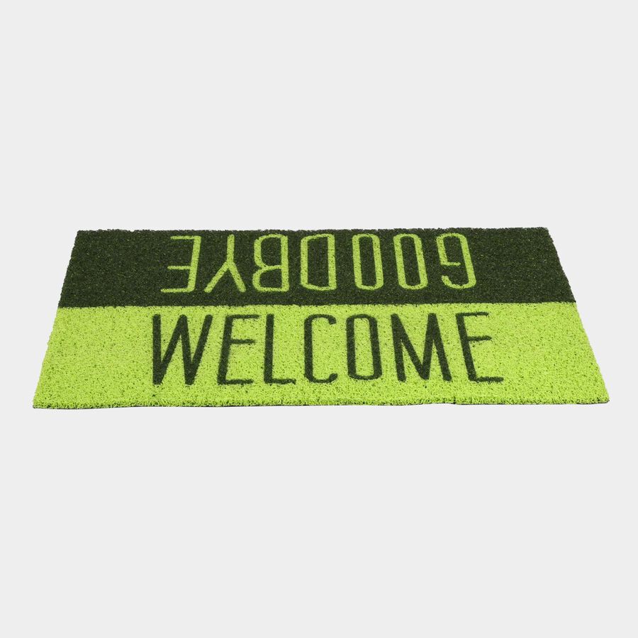 Green Polyester Door Mat, , large image number null